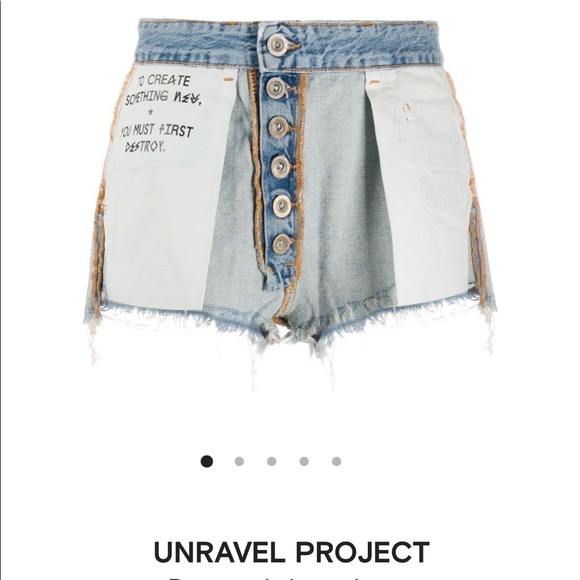 UNRAVEL PROJECT Reversed shorts - Picture 5 of 9
